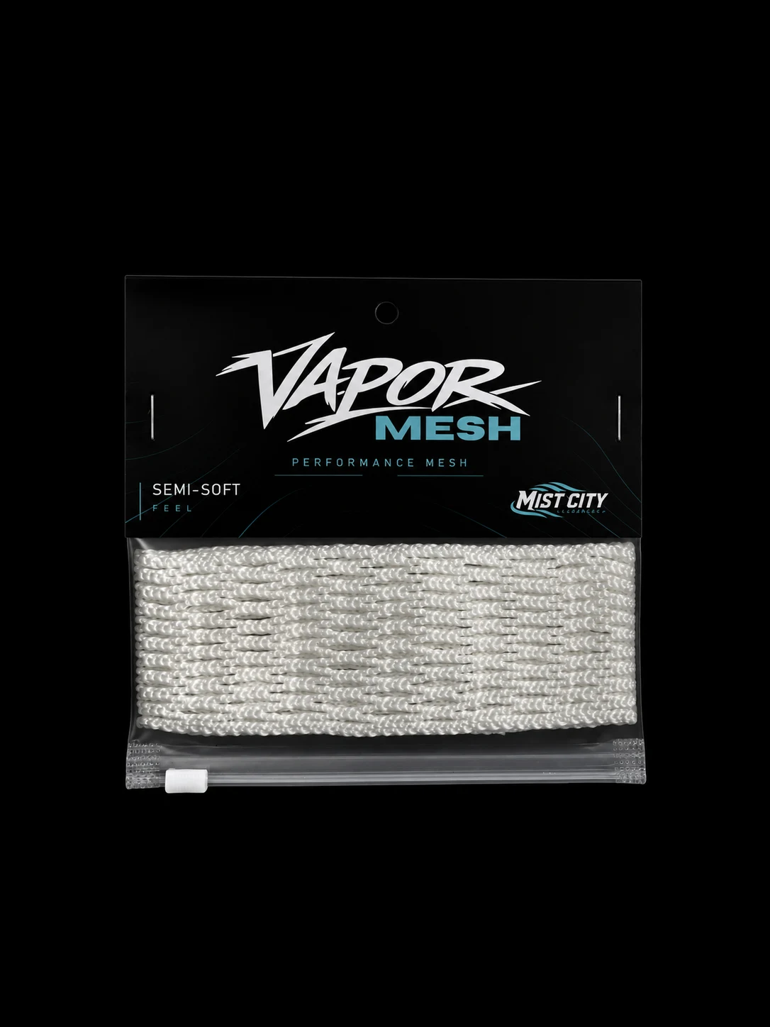 White Vapor lacrosse mesh